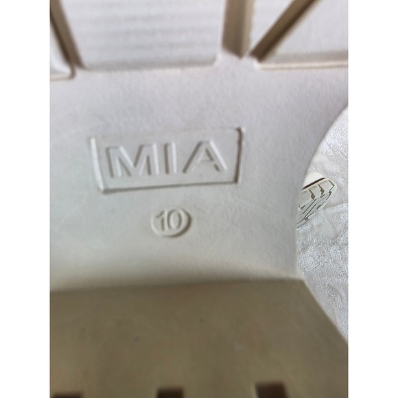 MIA Robbin Cream Platform Lug Sole Loafers MH2523 Womens 10M Anatomic Footbed - Picture 9 of 9